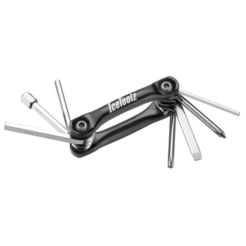 Ключ Ice Toolz 91B5 складаний 8 інструментів Urban-8, чорний
