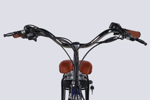 Електровелосипед 26" Dorozhnik eRUBY 36B 13А*г 500Вт (2026), 17", темно-синій