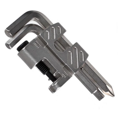 Мульти-ключ ProX CE41 з вичавкою ланцюга, сріблястий