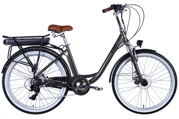 Електровелосипед 26" Dorozhnik eRUBY 36B 13А*г 500Вт (2026), 17", мокрий асфальт