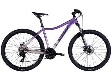 Велосипед 27.5" Leon XC LADY 105 (2025), 18", бузковий зі сриблястим