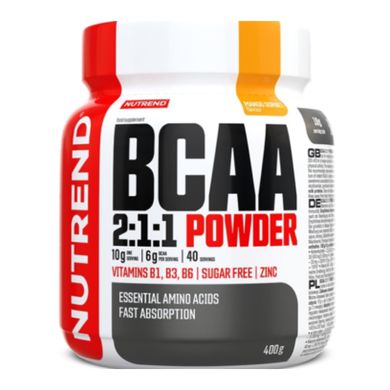 Амінокислоти Nutrend BCAA 2:1:1 Powder (Манго) 400 г