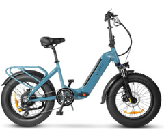 Электрический велосипед 20" DYU FF500 Fat Tire, One size, синий