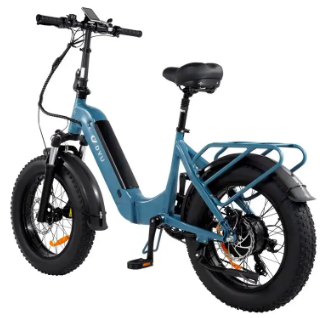 Електричний велосипед 20" DYU FF500 Fat Tire, One size, синій