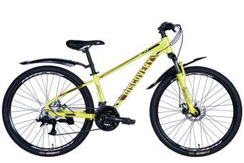Велосипед 26" Discovery BASTION 2025, 18", жёлтый