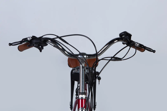 Электровелосипед 26" Dorozhnik eRUBY 36B 13А*г 500Вт (2026), 17", бордовый
