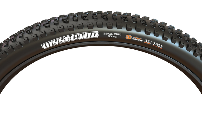 Покришка MAXXIS DISSECTOR 29X2.40WT TPI-60 Foldable 3CT/EXO+/TR, чорний