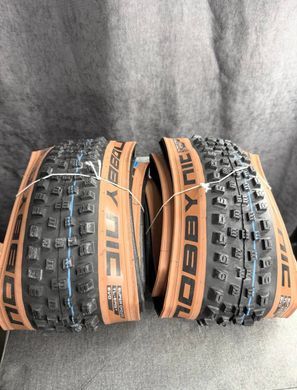 Покрышка 29x2.40 (62-622) Schwalbe NOBBY NIC Evo, Super Ground, TLE, B/BRZ-SK HS602 ADDIX SpeedGrip 67EPI B (ОЕМ), черный с коричневым