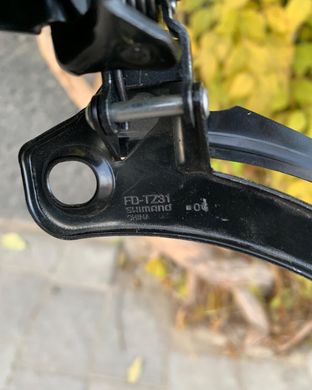 Передний переключатель Shimano FD-TZ31 28.6, нижняя тяга, чёрный