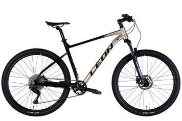 Велосипед 27.5" Leon XC 75 (2025), 20", сріблястий з чорним