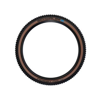 Покрышка 29x2.40 (62-622) Schwalbe NOBBY NIC Evo, Super Ground, TLE, B/BRZ-SK HS602 ADDIX SpeedGrip 67EPI B (ОЕМ), черный с коричневым