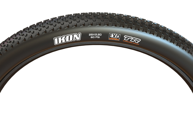 Покрышка MAXXIS IKON 29X2.20 TPI-60 Foldable EXO/TR, чёрный
