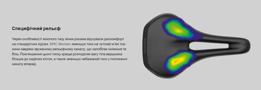 Сідло Ergon SMC Women, чорний, S/M