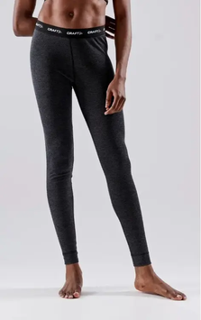 Жіночі легінси Craft CORE WOOL MERINO PANT WOMAN, чорний, S