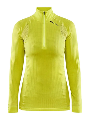 Термокофта жіноча Craft Active Extreme X Zip LS Woman, жовтий, XS