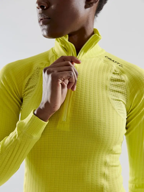 Термокофта жіноча Craft Active Extreme X Zip LS Woman, жовтий, XS