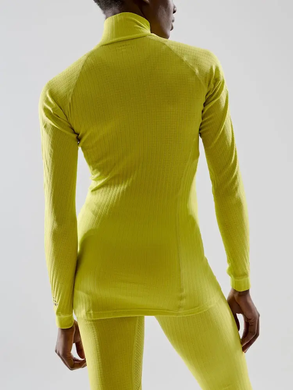 Термокофта жіноча Craft Active Extreme X Zip LS Woman, жовтий, XS