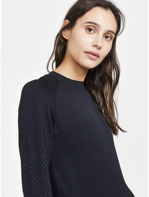 Термокофта женская Craft ADV WARM INTENSITY LS WOMAN, чёрный, M