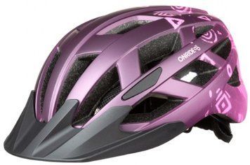 Шолом ONRIDE Muse, заднє світло Type-C, сіро-рожевий