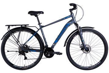 Велосипед 28" Discovery SYMBOL MAN 2025, 20", серо-синий
