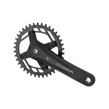 Комплект шатунов PROWHEEL CHARM-FD04S 170mm, 36T, чёрный