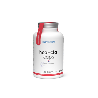 Добавка для контролю ваги Nutriversum HCA+CLA CAPS, 120 капсул