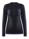 Термокофта женская Craft ADV WARM INTENSITY LS WOMAN, чёрный, M