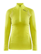Термокофта жіноча Craft Active Extreme X Zip LS Woman, жовтий, XS
