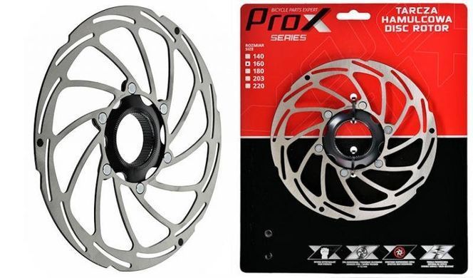Ротор ProX FRC-01SS 160мм CenterLock, сріблястий