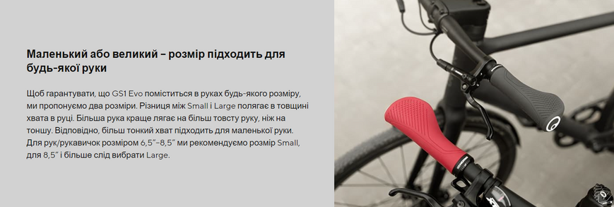 Грипсы Ergon GS1 Evo, S, moondust grey