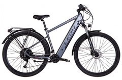Электровелосипед 29" Leon MATTERHORN 500Вт 48В 12.8Ач 2022, 19", серый