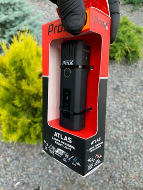 Фара передня ProX Atlas USB 300Lm, чорний