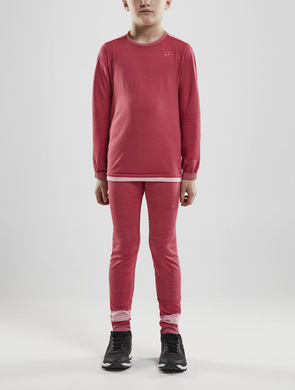 Термокофта детская Craft Fuseknit Comfort RN LS Junior, розовый, 122/128 см