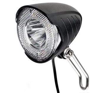 Фара передняя X-Light XC-110 под динамо 1W Led, чёрный