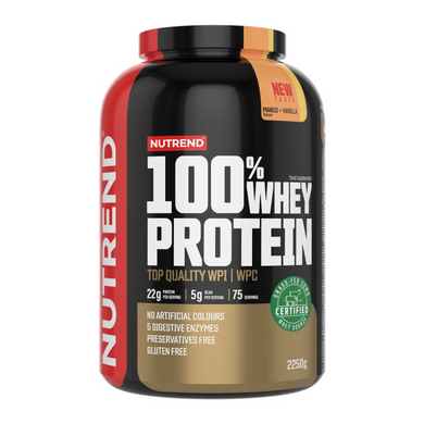 Протеин Nutrend 100% Whey Protein (Манго + Ваниль) 2250 г