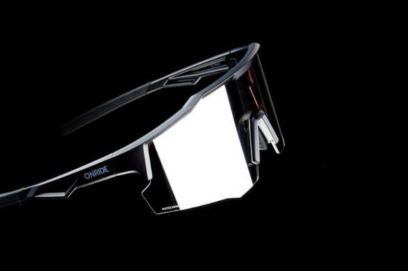 Окуляри ONRIDE CL Trend з лінзою Photochromic Mirror кат 1-3 (78-16%), оправа TR90 чорна