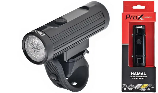 Ліхтарик ProX Hamal 600 Lumen, 2600mAh, USB, чорний