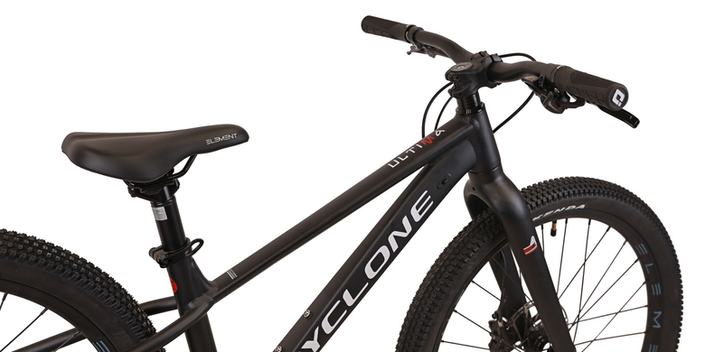 Велосипед Cyclone ULTIMA 24" (2025), черный матовый