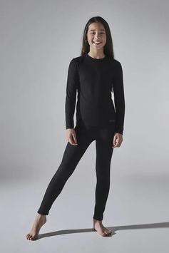 Термобілизна підліткова Craft Core Warm Baselayer Set Junior, чорний, 146/152 см