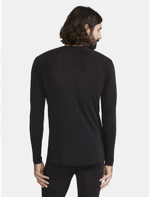 Термокофта мужская Craft ADV WOOL MERINO RN LS MAN, чёрный, XXL