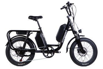 Электровелосипед 20" Dorozhnik eADAMANT 48B 17.5+12.5Ah 1000W (2025), чёрный