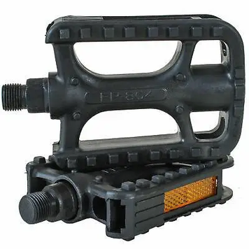 Педали Neco FP-804 пластиковые с катафотом, чёрный