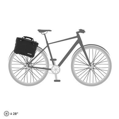 Сумка велосипедная офисная Оrtlieb Office-Bag black matt 21 л