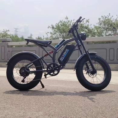 Электровелосипед 20" EKX T1 1000Вт 48В 20Ah, чорний