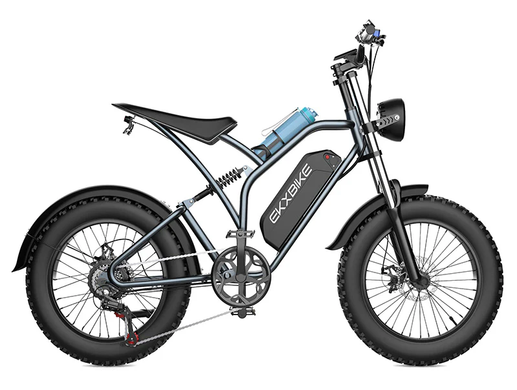 Электровелосипед 20" EKX T1 1000Вт 48В 20Ah, чорний