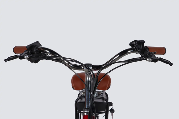Электровелосипед 26" Dorozhnik eRUBY 48B 15А*г 500Вт (2026), 17", бордовый
