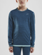 Термокофта детская Craft Fuseknit Comfort RN LS Junior, синий, 122/128 см