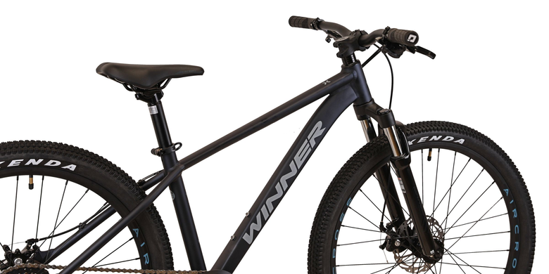 Велосипед Winner SOLID FX 26" (2025), S, чорний