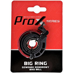 Дзвінок велосипедний ProX Big Ring L01, червоний