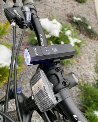 Комплект світла Prox Vesta SET 400Lm, 2200mAh USB, чорний